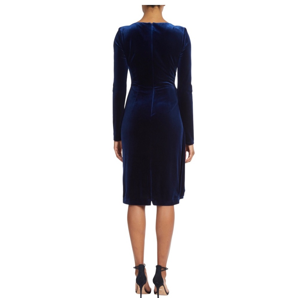 NWT Badgley Mischka Blue Velvet - Picture 5 of 6
